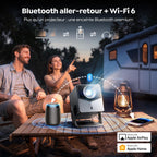 Vidéoprojecteur 4K VIDAA OS 1400 ANSI Dolby 36W ultra-rapide intelligent