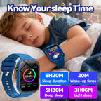 Montre connectée enfant 1,83 pouces HD fitness tracker sport garçon fille jeux