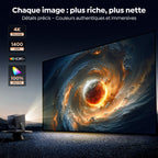 Vidéoprojecteur 4K VIDAA OS 1400 ANSI Dolby 36W ultra-rapide intelligent