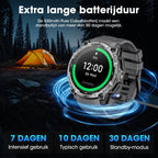Montre connectée homme GPS militaire AMOLED 1,43 pouces HD appel Bluetooth