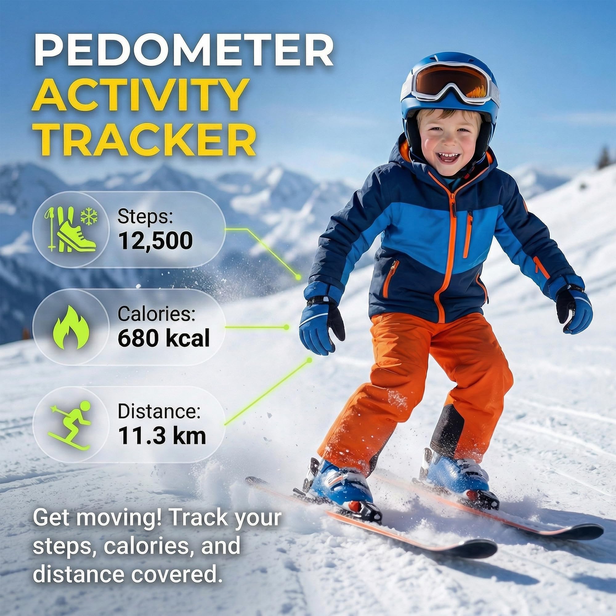 Montre connectée enfant 1,83 pouces HD 18 jeux suivi sommeil sport podomètre
