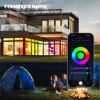 Ampoules LED connectées E27 (lot de 2) — WiFi + Bluetooth, 16 millions de couleurs, 850 lm, compatible Alexa & Google