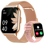 Montre connectée femme homme HD 2,0" — appels Bluetooth, SpO2, 100+ modes sport