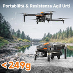 Drone caméra 1080P moteur sans balais — pliable, vol stable et silencieux